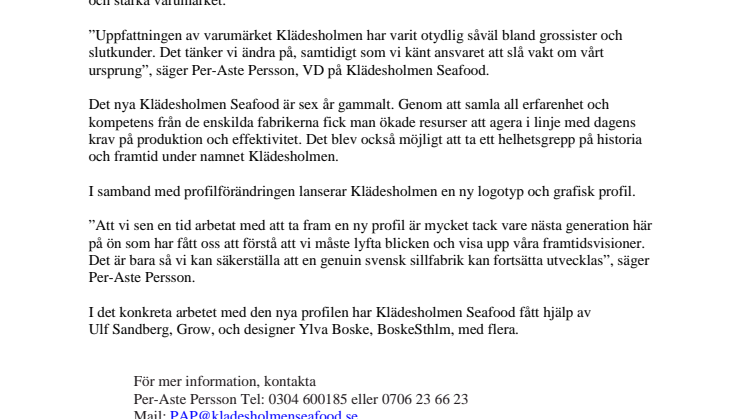 Anrik silltillverkning får ny profil