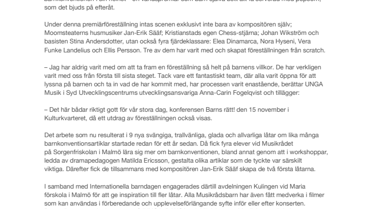 Popcorn-premiär blir det när barnen får välja – 27 oktober firas Barnens dag fysiskt och digitalt på Kulturkvarteret Kristianstad