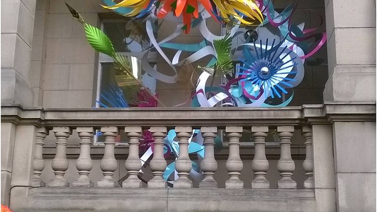 Flower sculptures bring Eastern spice to Bury