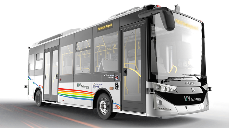 Fullstora autonoma elbussar kommer ingå i projektet. 