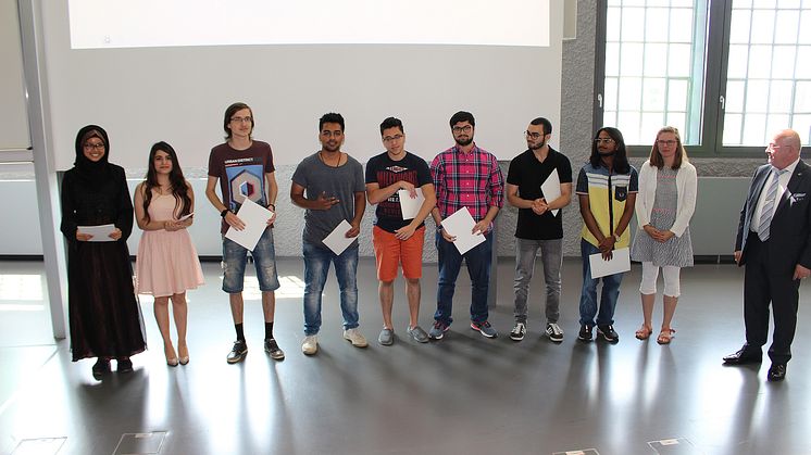 Erfolgreicher Abschluss des Vorbereitungskurses 2016/2017 der TH Wildau für zukünftige internationale Studierende