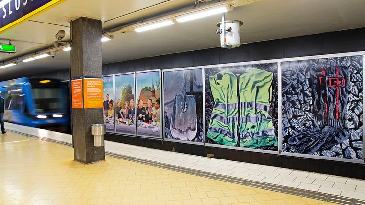 Konstväxlingar Slussen: konstnär Roger Smeby