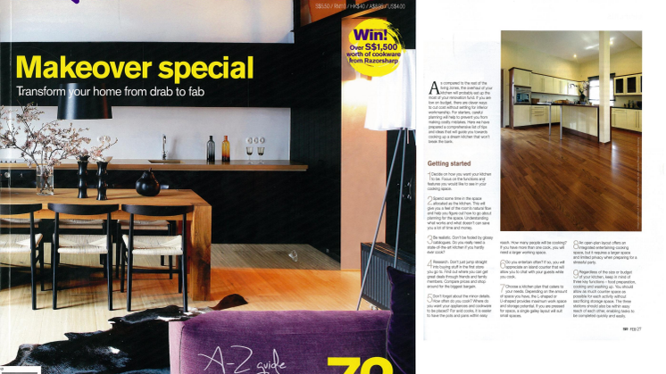 Evorich Featured on Square Rooms Magazine Feb 2012 Issue ~ On Kitchen Flooring