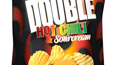 En het nyhet från Estrella - Double Hot Chili & Sourcream Chips