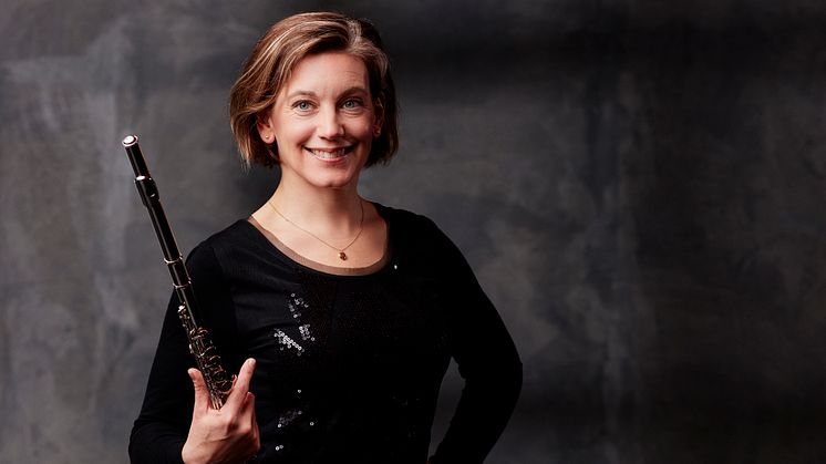 Malin Nordlöf är flöjtsolist i världspremiären av Stellar Skies under MSO:s säsongsöppning 14, 15 och 16 september på Malmö Live Konserthus.