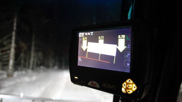 Maskindator från Scanlaser med iCON alpine