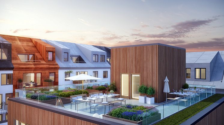 Brf Stinsen i Norrköping Takterrass