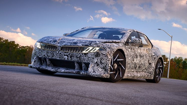 Konceptbilen BMW Vision Driving Experience med supercomputeren "Heart of Joy"