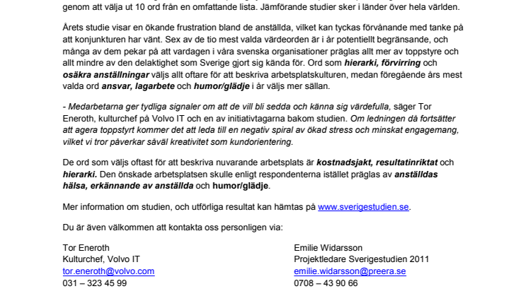 Lågkonjunkturens osäkerhet lever kvar i svenska organisationer