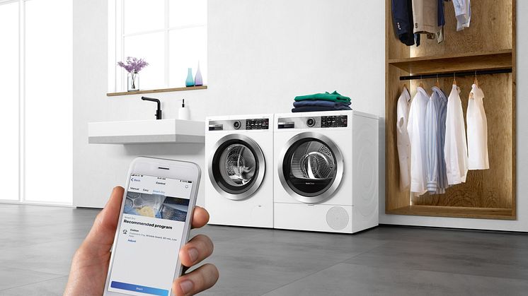 Bosch vaskemaskiner og tørketromler med WiFi
