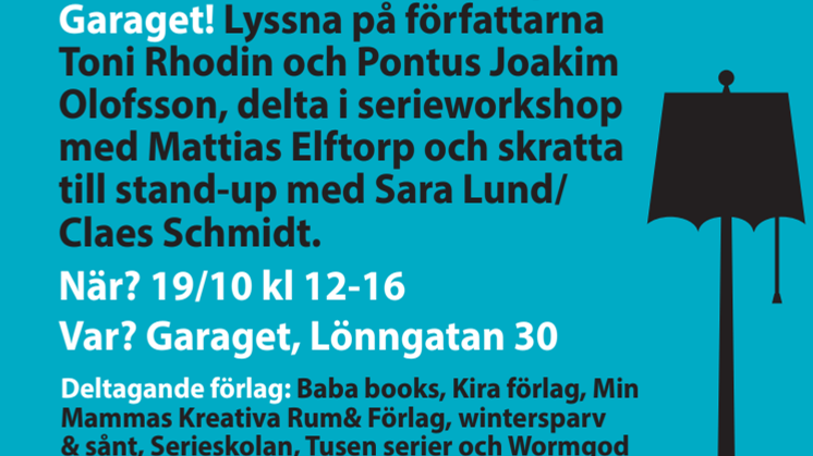 Bokmässa på Garaget
