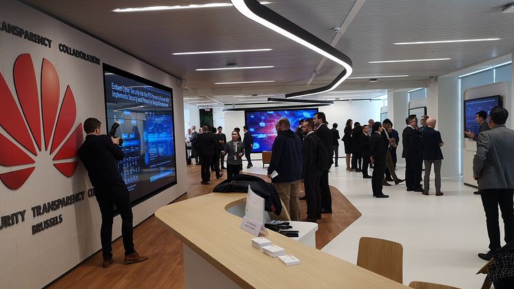 Huawei Cyber Security Transparence Centre i Bryssel, interiörbild