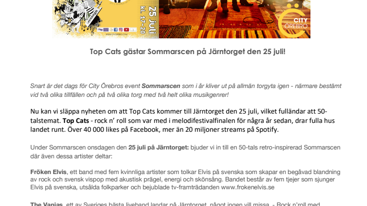 Sommarscen avslutas på topp!