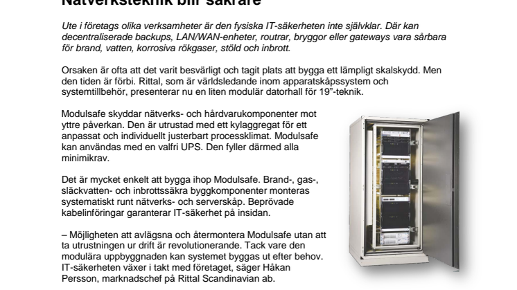 Nätverksteknik blir säkrare