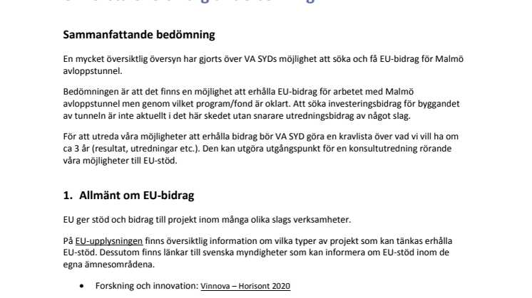 Bilaga 3 - Lunds framtida avloppsvattenrening