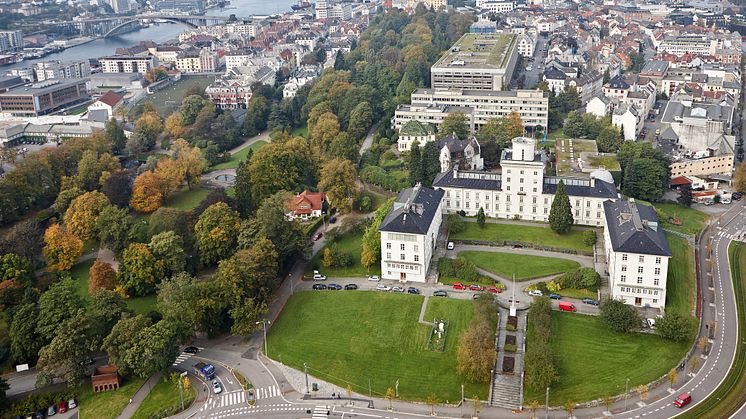 Geofysisk institutt ved Universitetet i Bergen. Foto: Alf Edgar Andresen