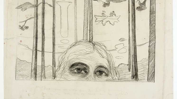 Edvard Munch: Øyne. Stemmen / Eyes. The Voice (1893–1896)