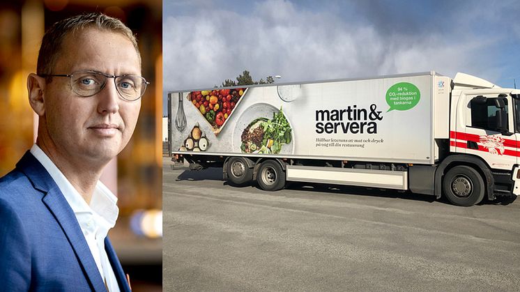 Stefan Bergström Hedmark, vd Martin & Servera Logistik