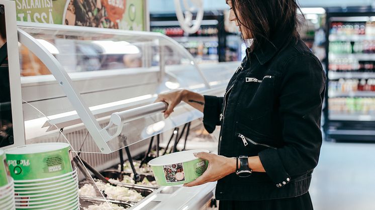 Salad bar sales is growing in Finland