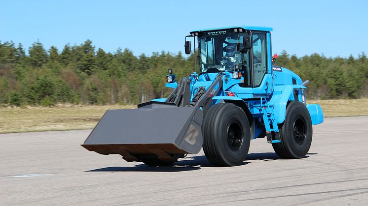 Världsrekordförsök med Volvo L60G PCP - världens snabbaste hjullastare