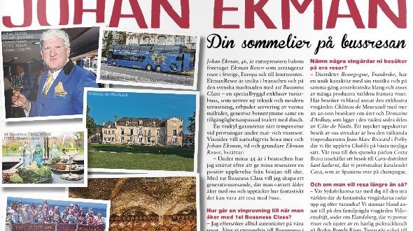 Johan Ekman – Din sommelier på vägen