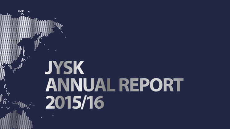 JYSK Annual Report 2015/2016
