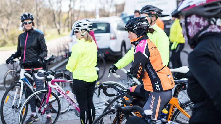 Helglägret inför Tjejvättern har fått stor betydelse för cyklande tjejer.