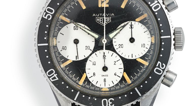 Heuer herrearmbåndsur. Model Autavia
