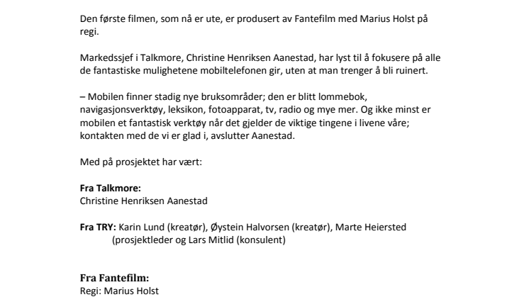 Det koster så lite...