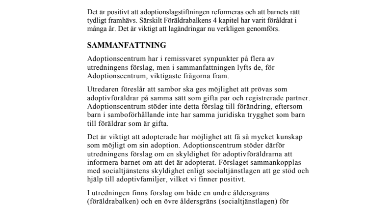 Adoptionscentrum säger nej till åldersgränser