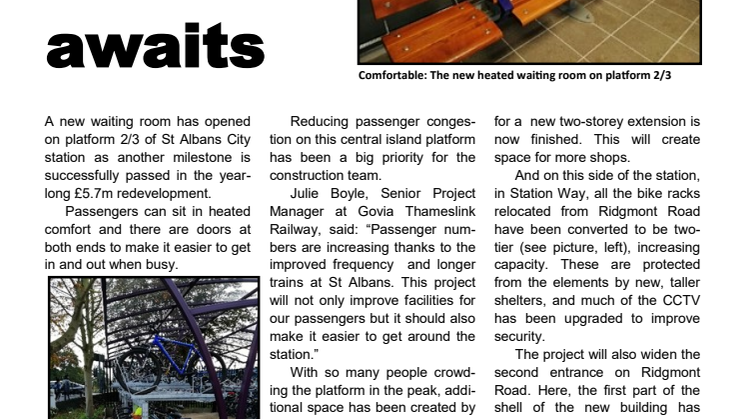 Latest update on the St Albans Station redevelopment
