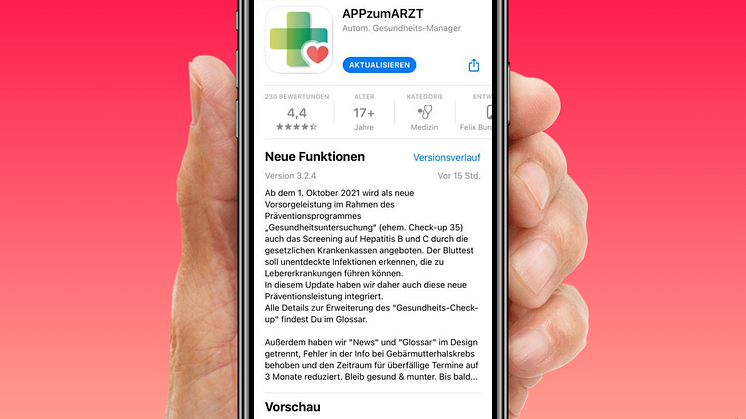 APPzumARZT. Update 3.2.4