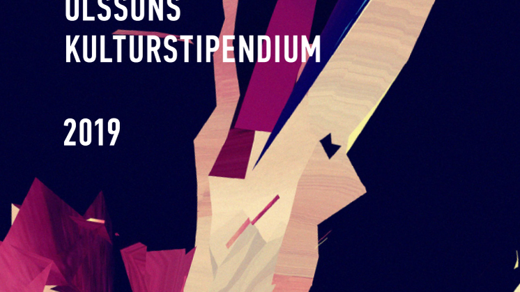 Pressinformation Sten A Olssons Kulturstipendium 2019