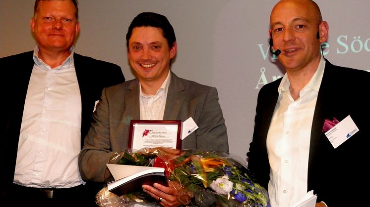 Thomas Jönsson, REHIFI.se, är ”Årets Unga Entreprenör”  och Daniel Spasic, TFS Trial Form Support, är ”Årets Grundare”