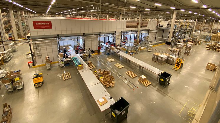 Dustin increases pace of warehouse activities with new robot solution