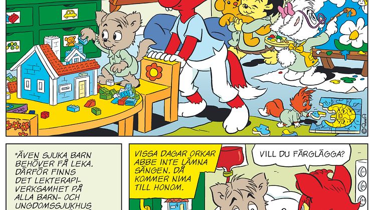 Bamse Min Stora Dag seriesida