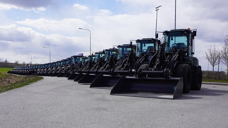 Leverans av Volvo hjullastare till FMV
