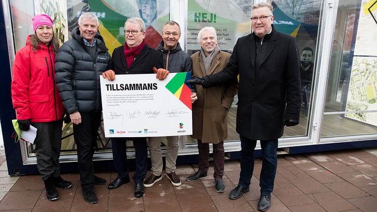 Tillsammans är ett ledord för BoKlok, Ikano Bostad, Mimer och Västerås stad i utvecklingen av Bäckby centrum.