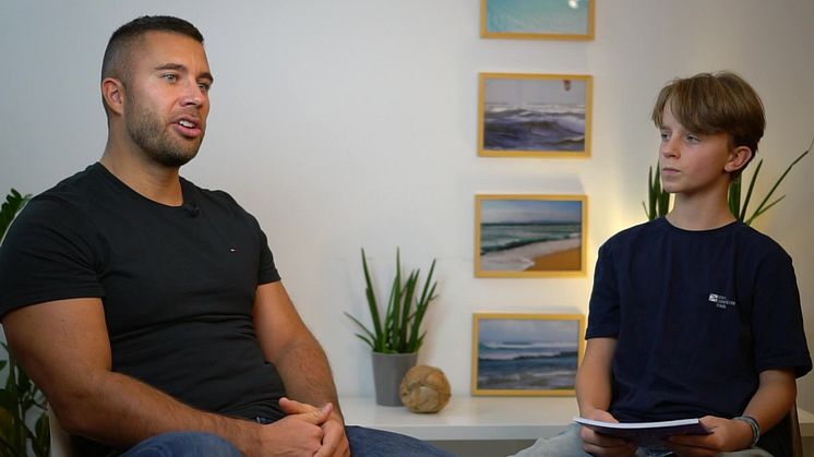 Mathilda die Meeresschildkröte Interview Felix Hess und Friedrich Wende.