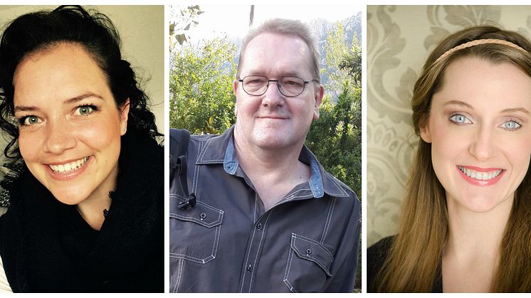 Sind nominiert für den Ehrenfelix 2018: Claudia Neumann, Jörg Gundelach und B. Susanna Zsoter (v.l.n.r.) 