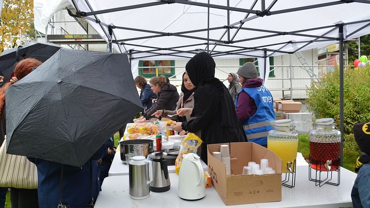 Matservering på åpningsfesten