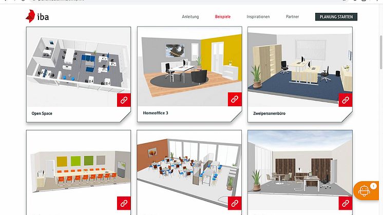 IBA OfficePlaner: Planungsbeispiele