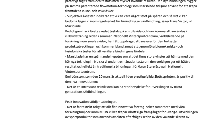 Marsblade utvecklar hemligt vapen mot norrmännen inför Sotji 2014