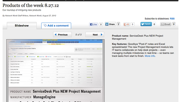 Nya projektmodulen till ServiceDesk Plus lovordas redan innan release