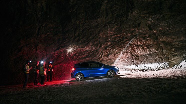Ny Ford Fiesta ST i en af Europas største saltminer