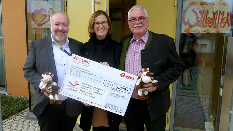 E.ON-Mitarbeiter unterstützen Kinderhospiz St. Nikolaus in Bad Grönenbach