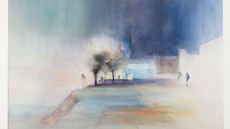 Ingemar Lööf, akvarell (54 × 74 cm)