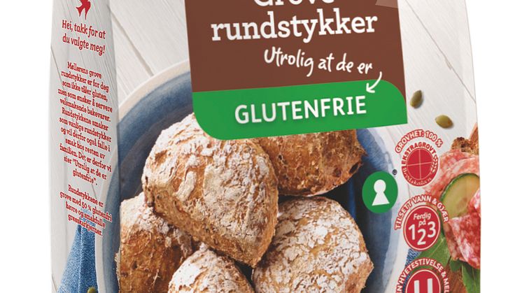 Glutenfri Grove Rundstykker