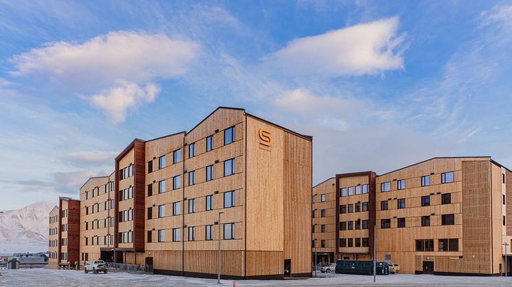 Elvesletta studentboliger ble bygget som erstatning for boliger som lå i rasutsatt område