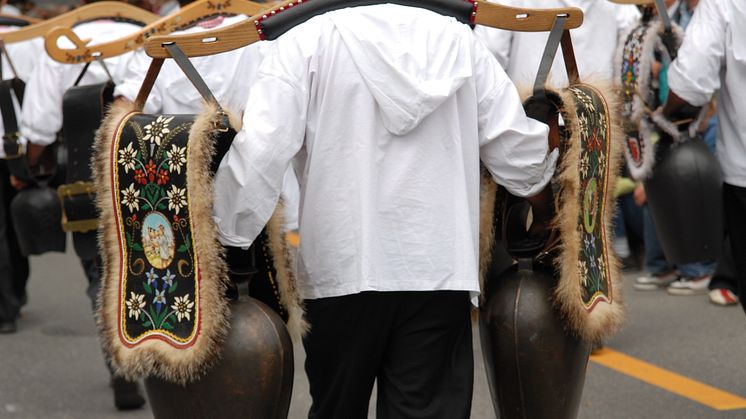 Trycheln, Unspunnenfest Interlaken / Quelle: Verein Unspunnenfest